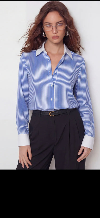 summer women formal shirt